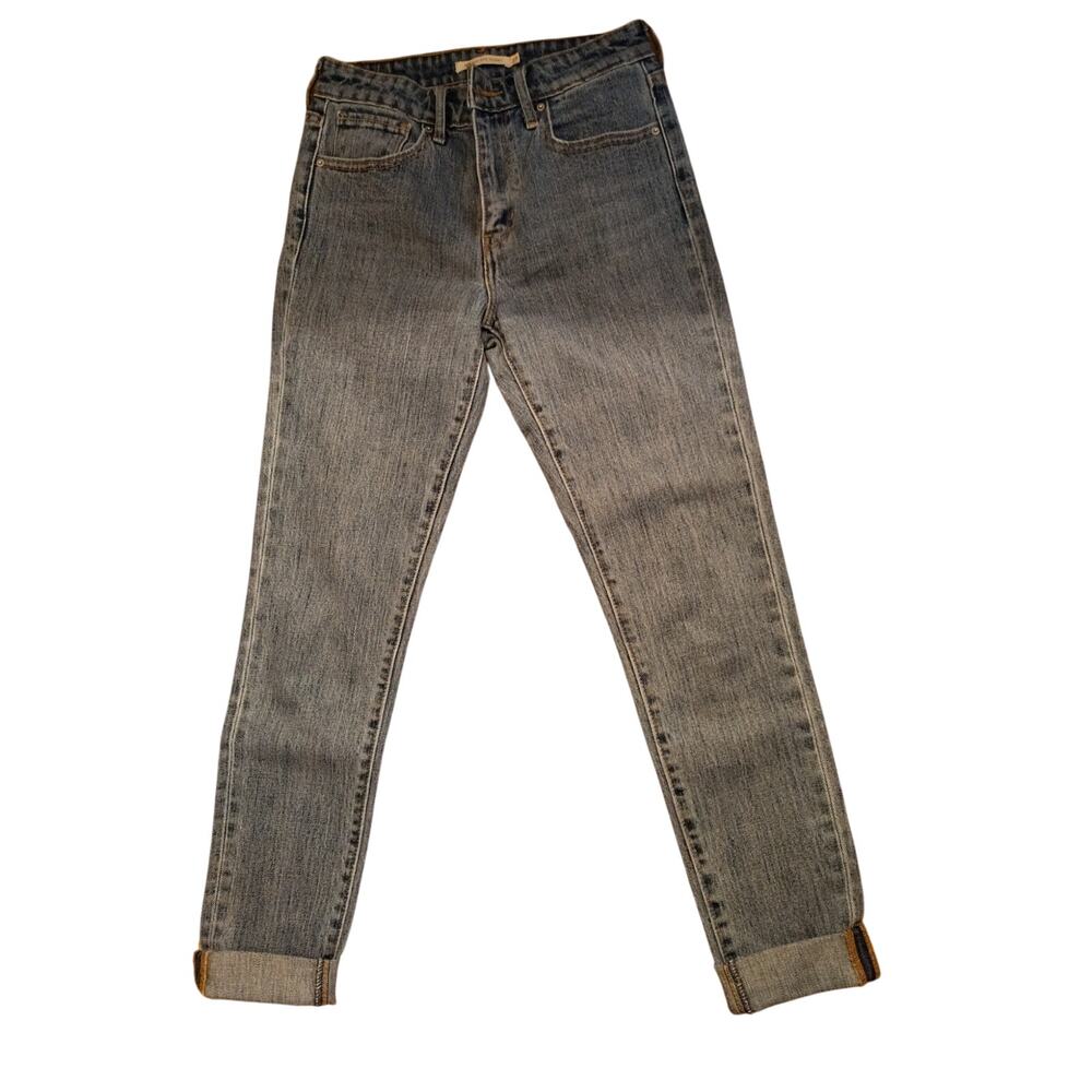 Levi’s 721 High Rise Skinny Jeans | Size 27x32 | Cuffed Hem